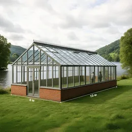 Концепт теплицы "GreenDi" размером 6х10 м